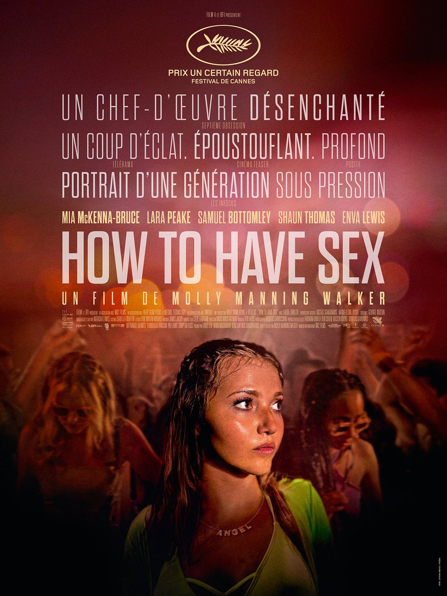 Aujourd'hui en salles, le brillant #HowToHaveSex avec @CondorFilm

Un des films les mieux écrits que l'on ait pu voir sur la question du patriarcat et de la mise sous pression de la jeunesse.

Un premier film juste et puissant à voir absolument !!