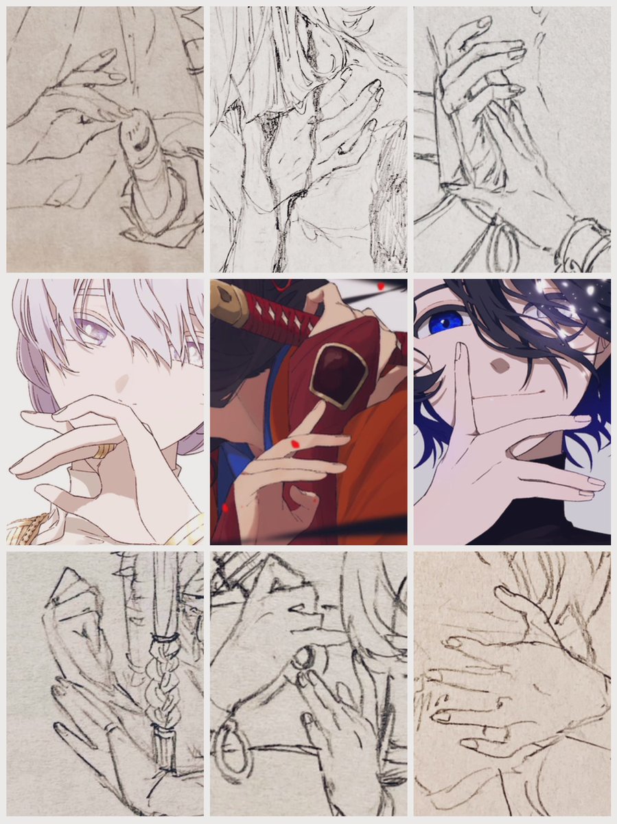 #このタグを見た人は自分の絵柄の手部分を見せる 