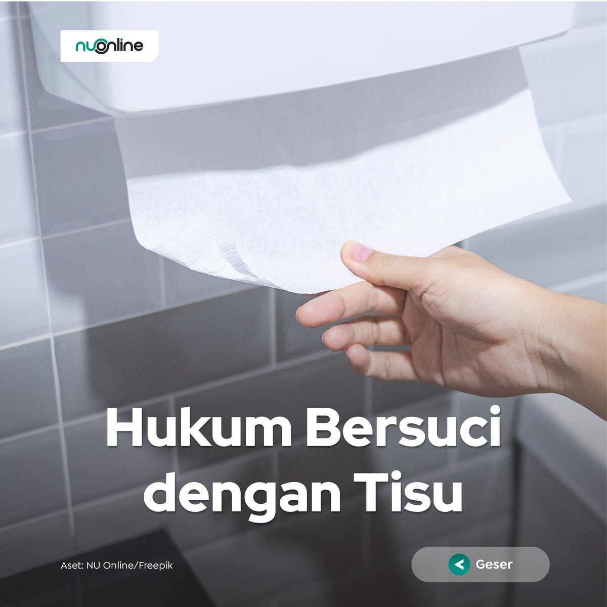 Bersuci dengan Tisu

Sahkah?

- A Thread

#NUOnline #Hukum #Bersuci