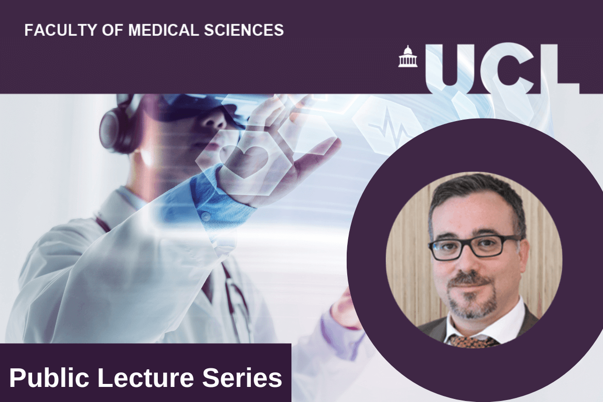 Join us for our online #FMSLectures with Prof Rui Loureiro titled: Virtual Reality in Healthcare – how sensorimotor interventions are shaping rehabilitation outcomes and clinical training. @UCLDivofSurgery 📅 5 December 2023 ⏱️ 5-6pm (GMT) Book now 👇 bit.ly/47eGAhf