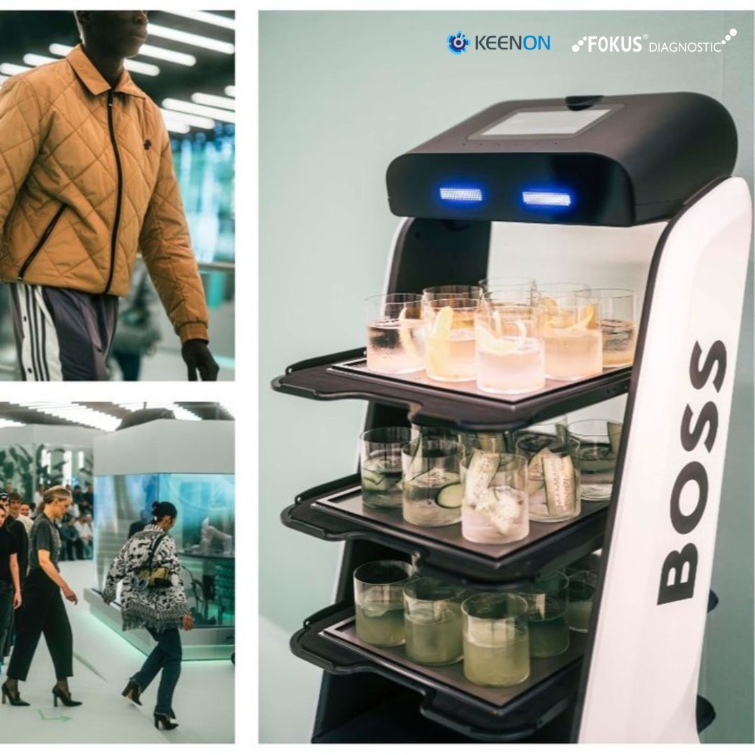 The Futuristic Rendezvous in Milan Fashion Week ↔ KEENON Robotics and GAB Tamagnini SRL have teamed up to provide exclusive guests with original robot services at BOSS F/W 2023 fashion show, the results were nothing short of breathtaking.

#robotdelivery  #robotservice