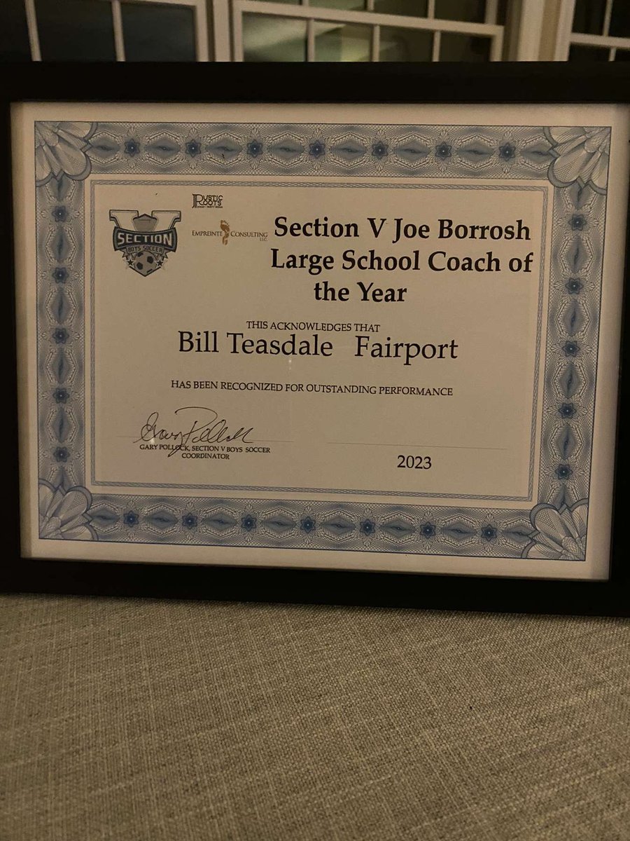 FPTboyssoccer's tweet photo. Congratulations to our own Coach Teasdale for these massive awards! Better better best! https://t.co/IfAbVbbCkd