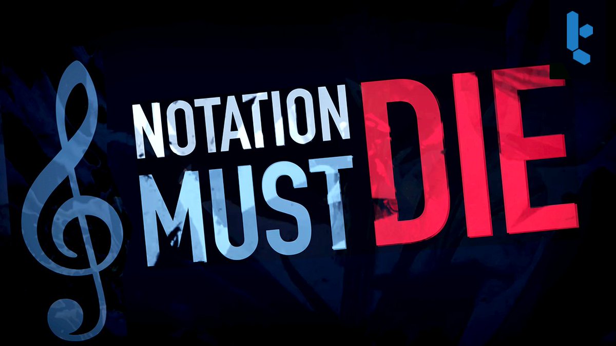 My new video is up! youtu.be/Eq3bUFgEcb4 

"Notation Must Die: The Battle For How We Read Music"  

This one was very very hard to make so I hope it was worth it and you all enjoy!