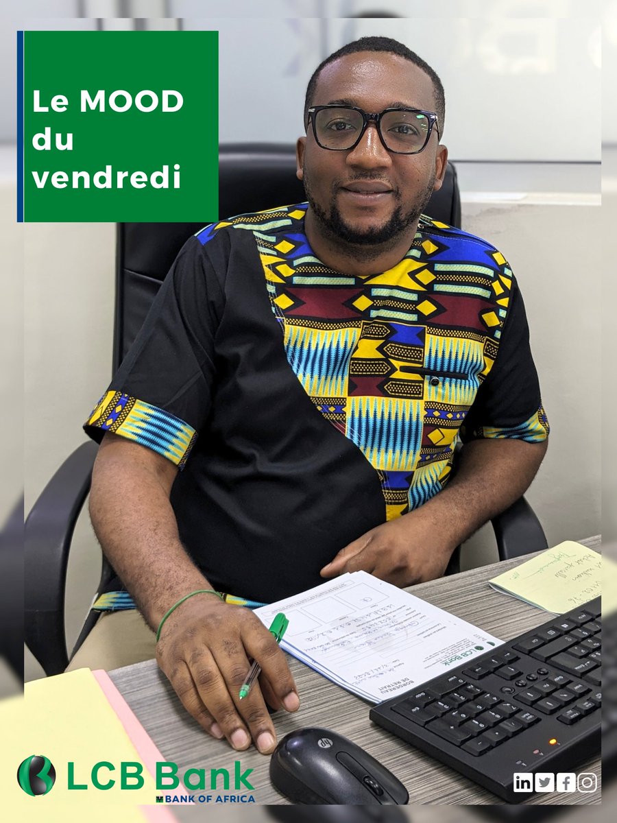 Nous terminons la semaine en beauté avec un style décontracté.
Excellent weekend à tous!

#LCBBank #Bonweeend #LEMOODDUVENDREDI