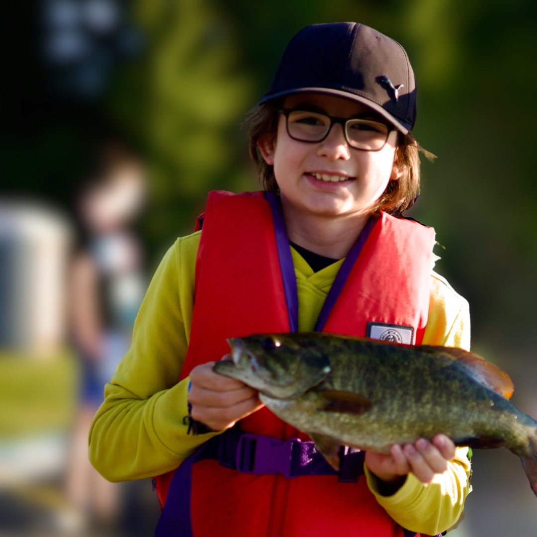 Hook, line, and summer camp memories! 🐟️  As we dive into the weekend, we're thinking about all of the adventures, friendships, and growth that our campers experienced this summer! #campquality #summercamp