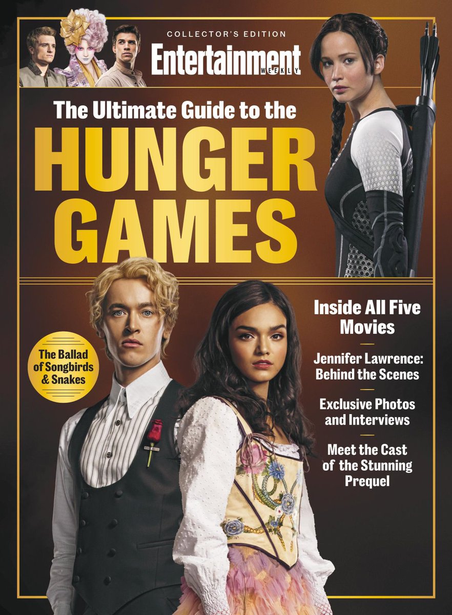 The original and new generations of stars from ‘THE HUNGER GAMES’ franchise cover the new issue of Entertainment Weekly.