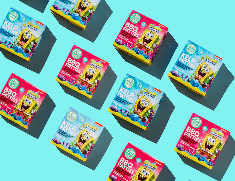 crazy licensing deal that just might work...

<a href="/lifeakua/">AKUA®</a> x <a href="/SpongeBob/">SpongeBob</a> kelp patties🦠

remember they sold real life krabby patties that were little gummy burgers? 🍔 i guess the next generation gets a BFY version