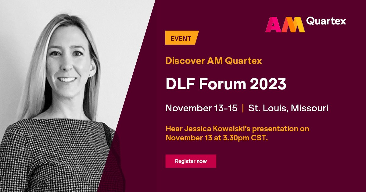 AdamMatthewGrp's tweet image. Don't forget, today is the last day you can register for #DLFforum! Join us to learn more about our digital collections platform, AM Quartex, and hear Jessica Kowalski's talk - Accessibility as a Journey, Not a Destination @ 3.30pm CST, Nov 13 @CLIRDLF okt.to/TnfzZm
