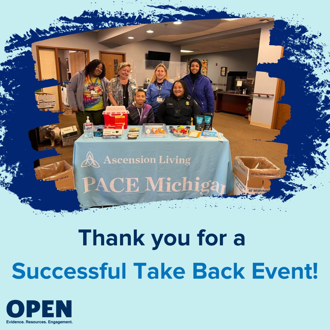 Thank you everyone who participated in the Fall 2023 Take Back Day for making this another successful event! From volunteers who worked at drop-off sites to community members who donated unused medications, we couldn't have done it without everyone involved! #TakeBackEvent