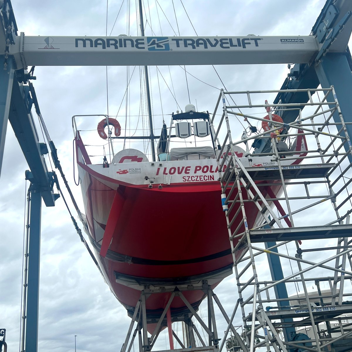 VaraderoVLC's tweet photo. Our friends from I Love Poland always come back to Varadero Valencia for a tune-up, we love having them here!
#varaderovalencia #refitandrepair #thecarpentry #yacht #yachtrefit #yachtpaint #shipyard #yachtindustry #boat #boatrefit #yachtmaintenance #valencia https://t.co/v9wHYvIQZR