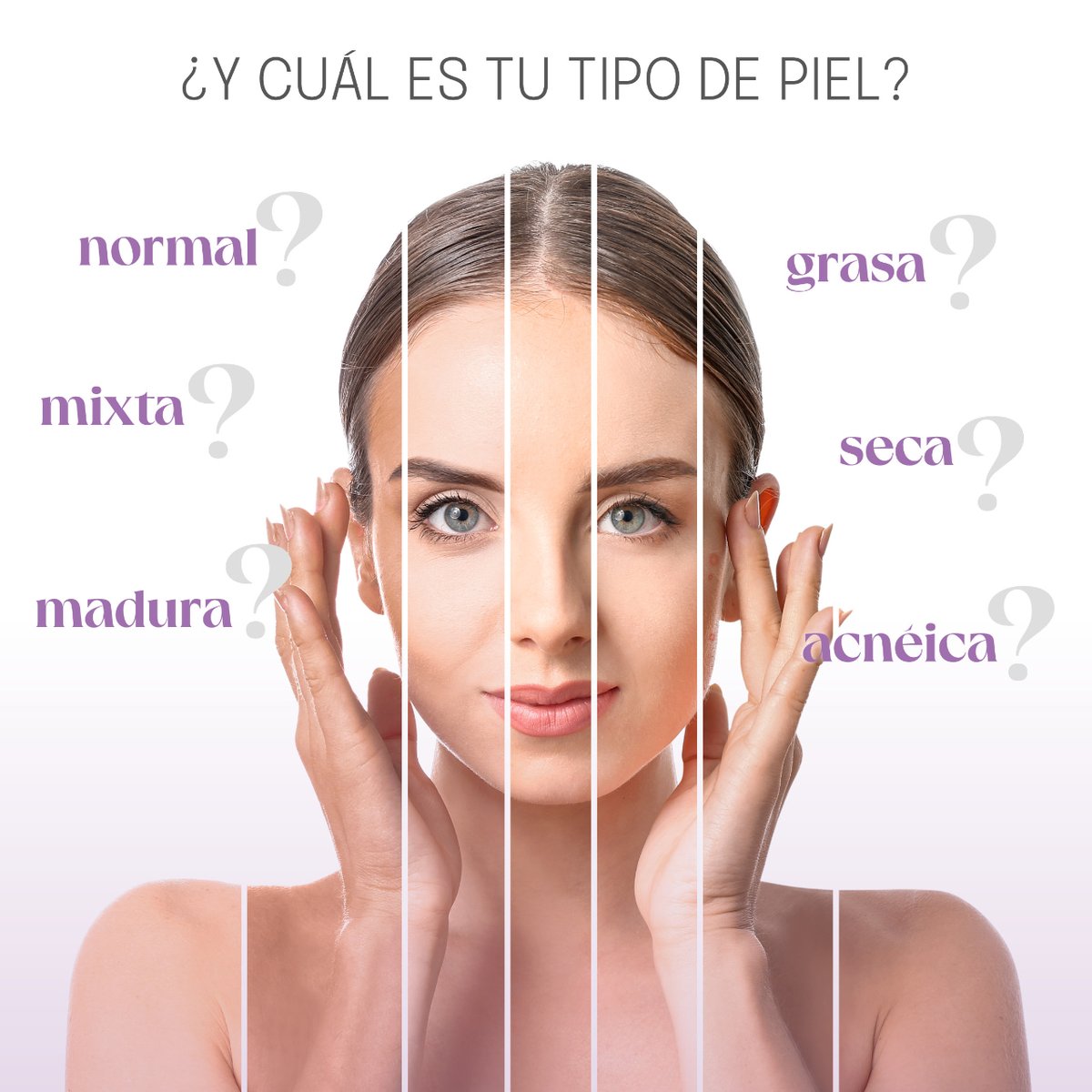 CentrosCA's tweet photo. ¡Descubre tu Tipo de Piel y Cómo Cuidarla! 💆
➡️Piel Normal: Equilibrada 
➡️Piel Mixta: Zonas de grasa
➡️Piel Madura: Requiere cuidados anti-edad.
➡️Piel Grasa: Propensa a brillos y poros dilatados. 
➡️Piel Seca: Necesita una hidratación
➡️Piel Acnéica: Sufre de brotes https://t.co/JspeCJ8Pa7