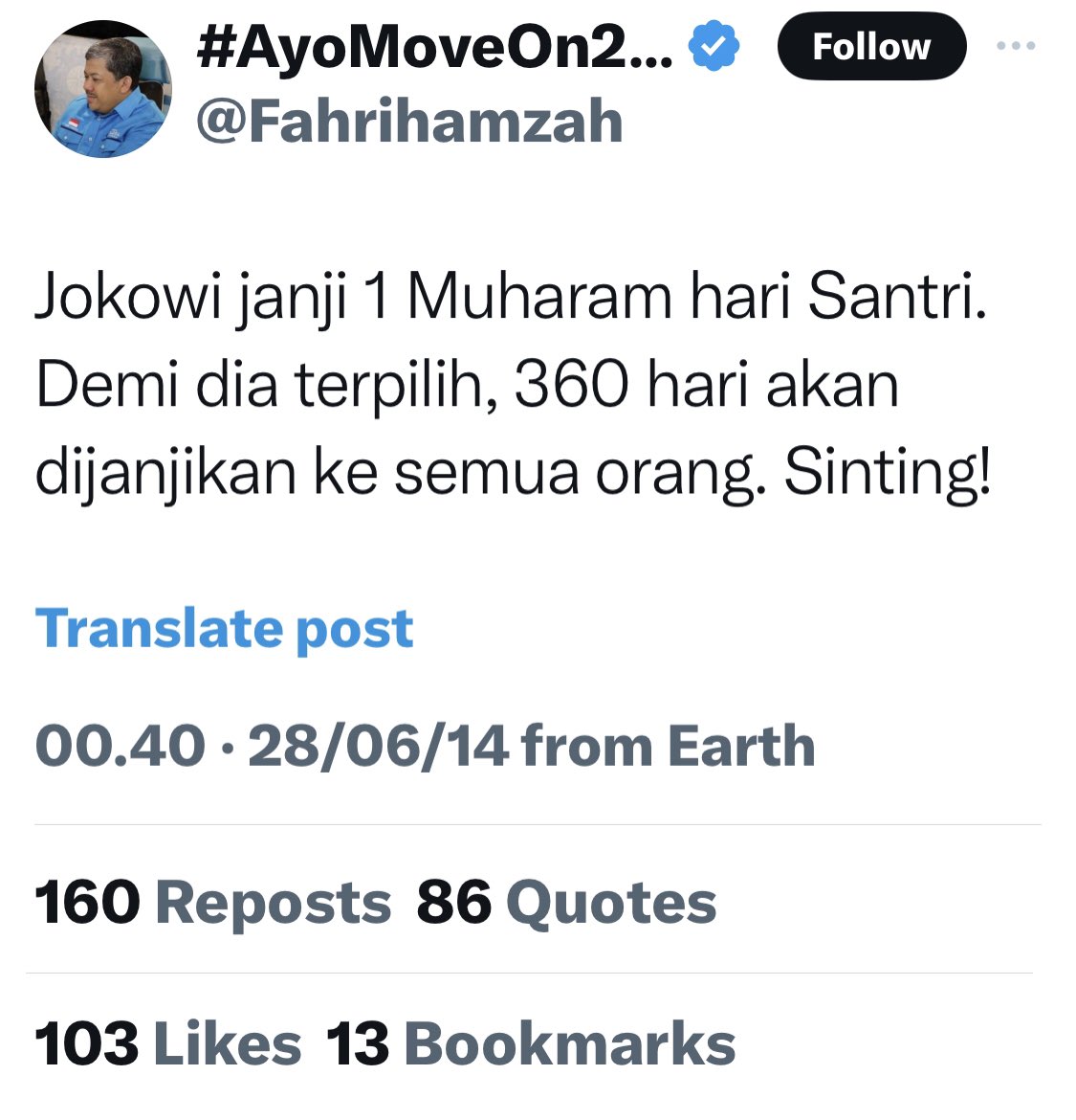 <a href="/Fahrihamzah/">#AyoMoveOn2024</a> Sinting