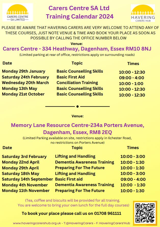 Havering Carers Hub (@haveringcarers) on Twitter photo 