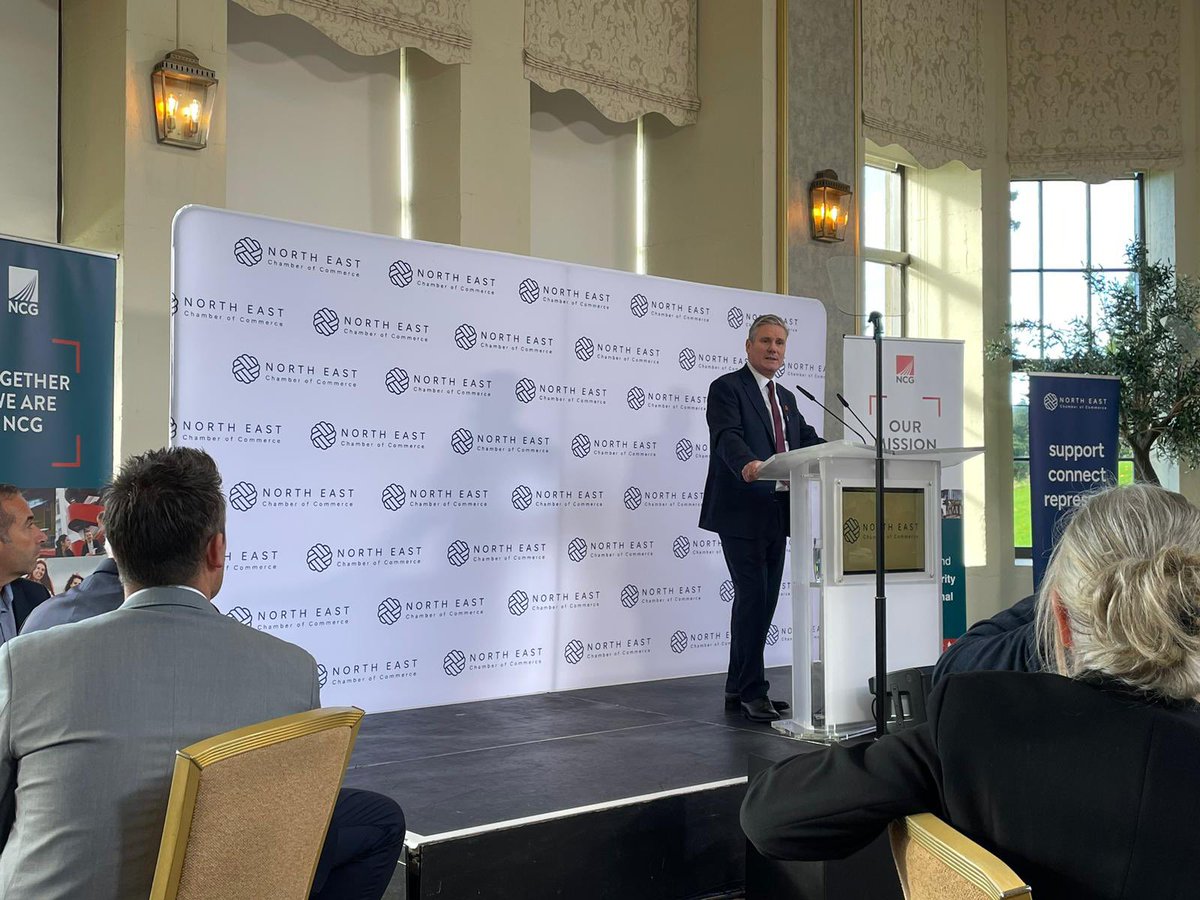We’ve had an insightful morning and afternoon so far at today’s @NEChamber lunch event at <a href="/WynyardHall/">Wynyard Hall</a>. <a href="/Keir_Starmer/">Keir Starmer</a> started us off by addressing the audience #neccevents