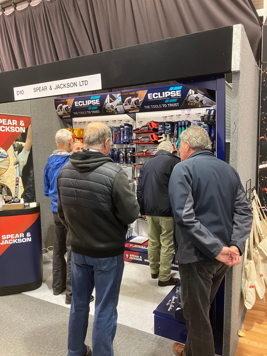 It's our final day at Tool Fair at Sandown Park. We've had a great time meeting everyone and showcasing our range. Thanks to everyone who came out in spite of the awful weather and stopped by our stand to say hello #toolfair #professionalbuilderlive