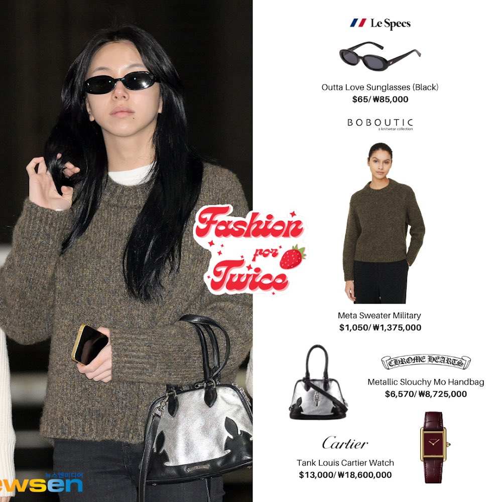 #CHAEYOUNG 
•231102• Twice ICN Airport Departure to Australia 🇦🇺 

• #LeSpecs #Boboutic #ChromeHearts #Cartier •

@JYPETWICE 
#TWICE #트와이스 #채영 #TWICE_5TH_WORLD_TOUR #READYTOBE_IN_MELBOURNE