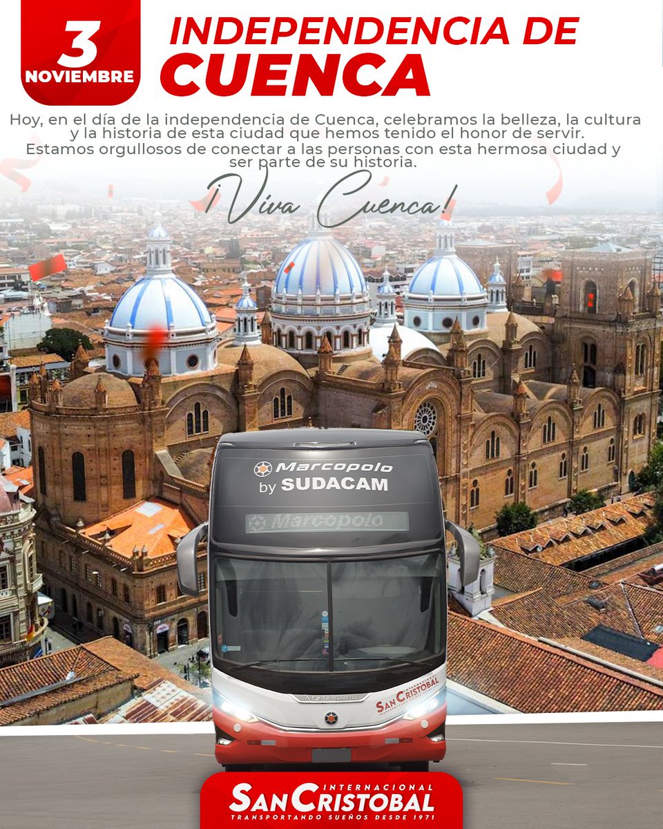 sancristobalec's tweet photo. ¡Feliz Día de la Independencia, Cuenca! https://t.co/xZsIjKQa9O