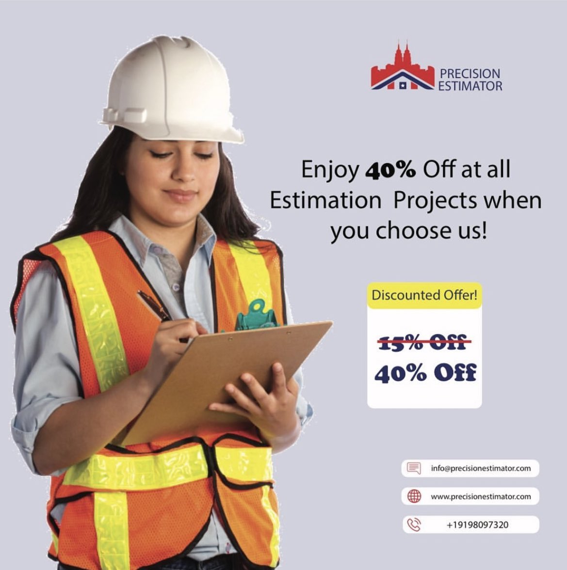 Precisionestllc's tweet photo. BUILDING YOUR DREAMS AT AFFORDABLE PRICES!
Together, let's build a better future!
📧 - info@precisionestimator.com
📞 - Call: +1 919 809-7320
🪩 -www.precisionestimator.com
#precisionestimatorllc #costestimation #materialtakeoff #quantitysurveyor #USA #constructionestimating https://t.co/v7JFhvLC6p