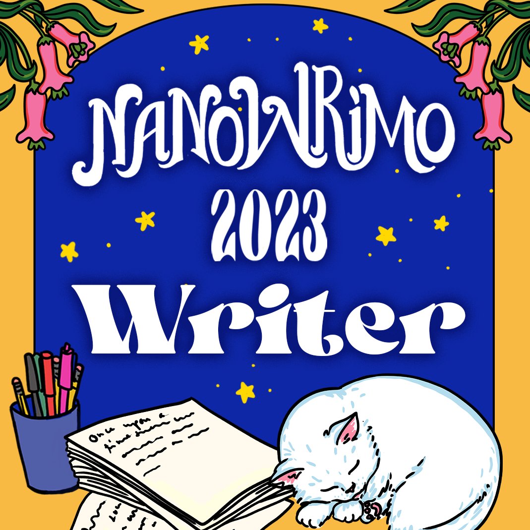 authormjslate's tweet photo. Just to make it official #Nanowrimo2023 https://t.co/JK071a7DYC
