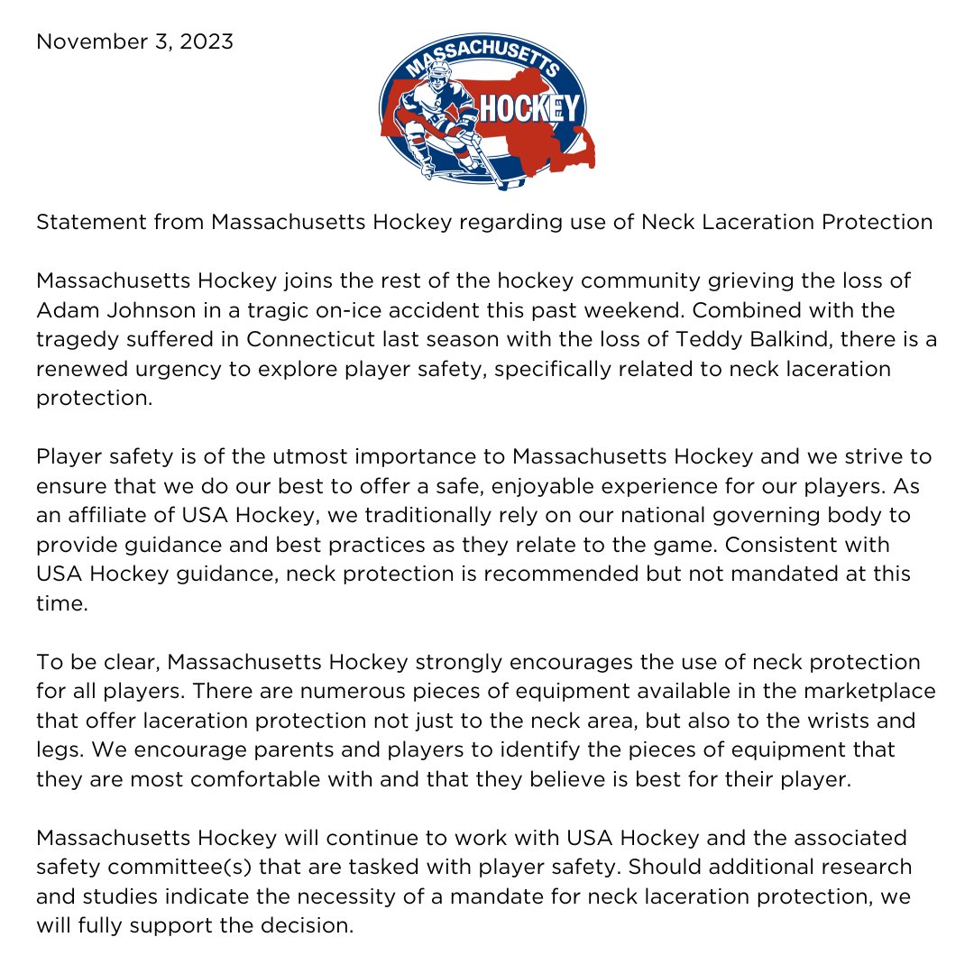 Massachusetts Hockey (@mass_hockey) on Twitter photo 