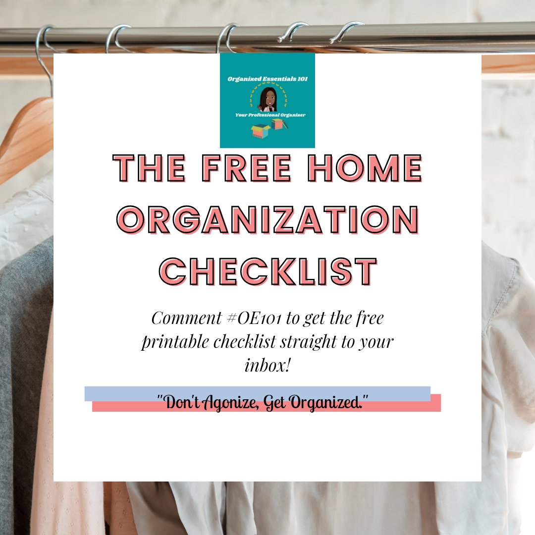 FRIDAY FREEBIE! Get yours today only!
#OE101 #professionalorganizers #oe101tips #organizeyourhome