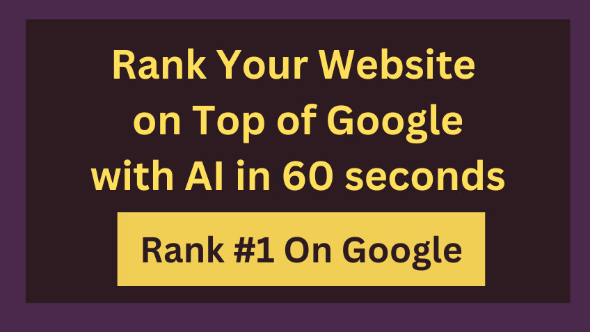 hasantoxr's tweet image. SEO experts gonna hate it.

But this AI tool just needs 60 seconds to put your website on Top of Google.

Here's how to do it:

[ Free Giveaway Inside👇]