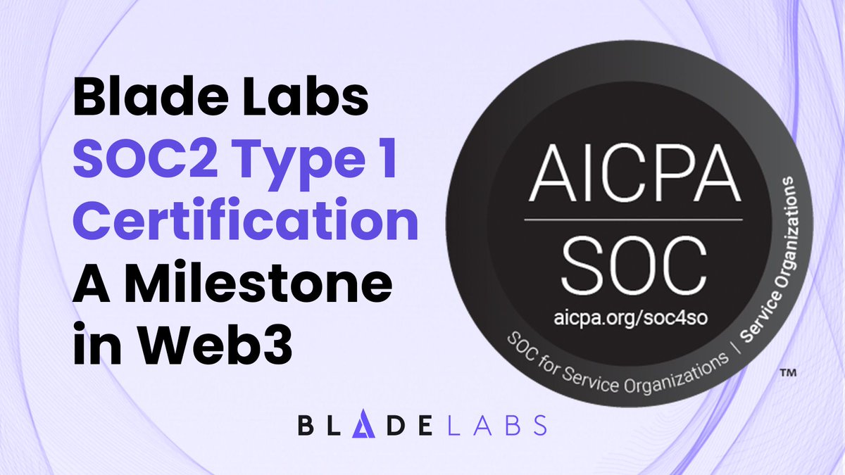 BladeWallet's tweet photo. Ensuring transaction security at its core, #BladeLaunchpad introduces Multi-Signature capabilities, fortified by our recent SOC 2 Type 1 certification. A benchmark of trust in a digital age. https://t.co/xOSceyubTl