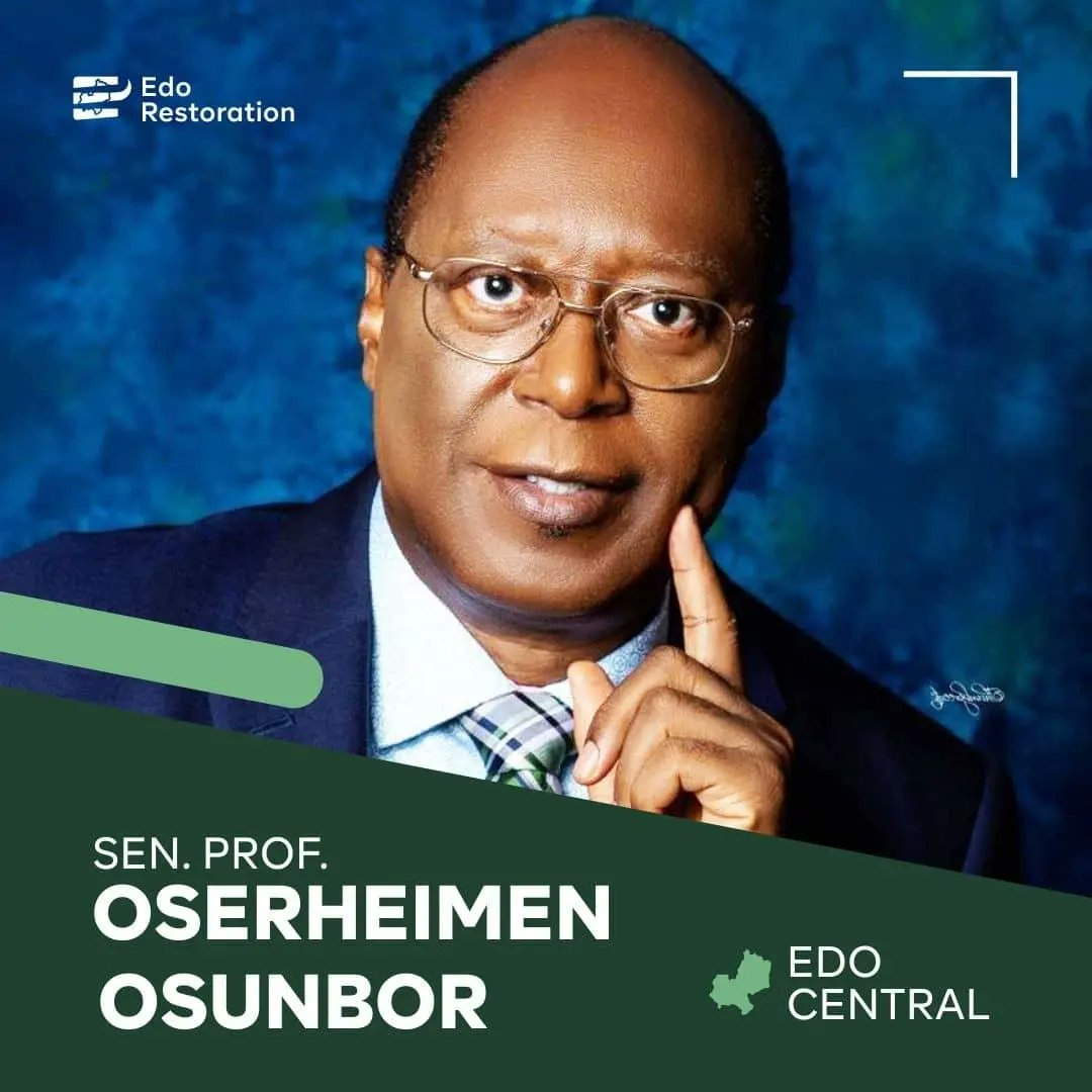 officialpngi's tweet photo. Meet Prof. Oserheimen Osunbor from Edo Central. https://t.co/rJ1sNApbtA
