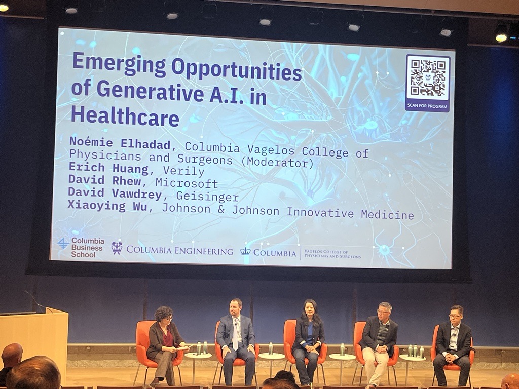 Shivani Nazareth (@shivaninaz) on Twitter photo Clinicians and engineers will need to work together to be "bilingual." Software knowledge + clinical acumen to bring #AI thoughtfully into healthcare. Thank you for a robust discussion <a href="/drhew/">David Rhew</a> <a href="/DavidVawdrey/">David Vawdrey</a> <a href="/erichhuang/">Erich S. Huang. MD, PhD</a> <a href="/noemieelhadad/">Noémie Elhadad</a> #GenerativeAI #genechat #HealthTech Clinicians and engineers will need to work together to be "bilingual." Software knowledge + clinical acumen to bring #AI thoughtfully into healthcare. Thank you for a robust discussion <a href="/drhew/">David Rhew</a> <a href="/DavidVawdrey/">David Vawdrey</a> <a href="/erichhuang/">Erich S. Huang. MD, PhD</a> <a href="/noemieelhadad/">Noémie Elhadad</a> #GenerativeAI #genechat #HealthTech