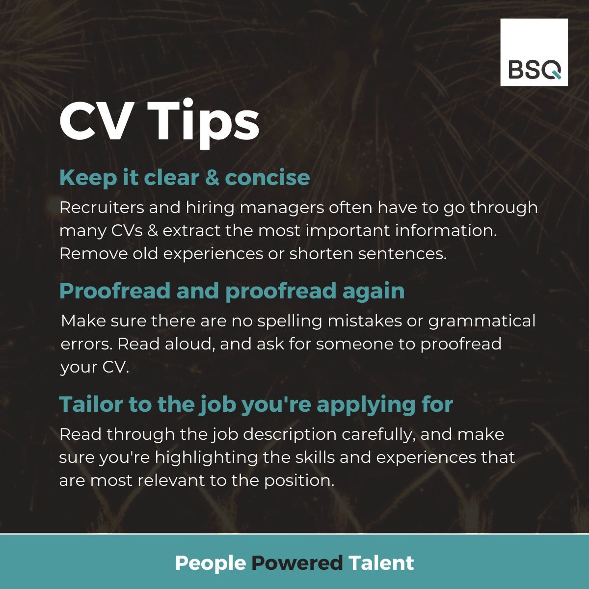 As the Bonfire Weekend approaches, don't let your career opportunities go up in smoke! 🔥✨ Light up your CV with these tips

#BonfireWeekend #CVTips