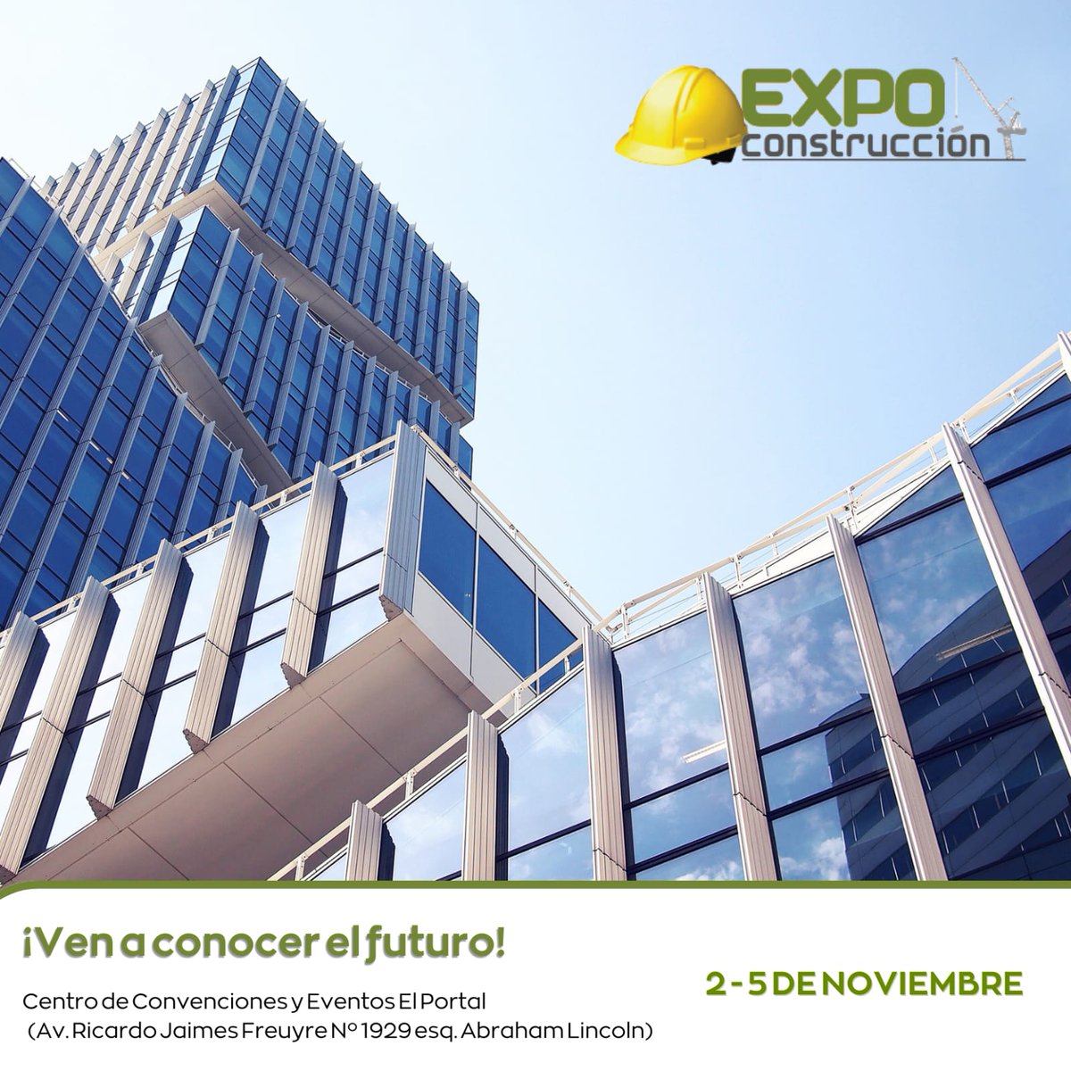¡La fiesta de la construcción ya está en marcha! 
No te quedes fuera de Expo Construcción 2023, que está en pleno apogeo.
¡Unete a la acción y explorar las últimas tendencias, tecnologías y oportunidades en el mundo de la construcción!