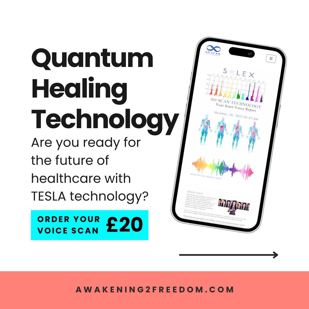 Are you ready to experience this INCREDIBLE voice scanning healing technology? Find my links in the bio 🤗👌🏼🥳🎉

#teslatechnology #quantumhealing #369frequency #discoveryourpower