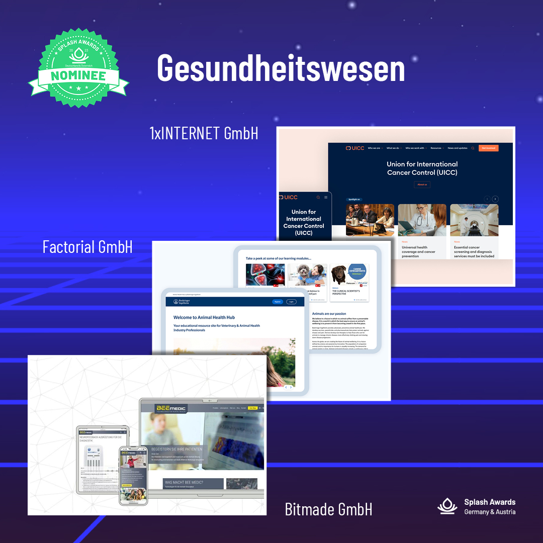 Splash Awards Deutschland & Österreich 2024 (@splashawards_de) on Twitter photo Bei den Splash Awards nächste Woche Freitag sind drei Projekte <a href="/1xINTERNET/">1xINTERNET</a>, <a href="/Factorial_io/">Factorial.io / @factorial_io@social.factorial.io</a> und <a href="/BitmadeOffice/">Bitmade</a> in der Kategorie Gesundheitswesen nominiert 🏅Weitere Informationen zu den Projekten: bit.ly/3QJE7FW
#splashawards #drupal #splashawardsdeat Bei den Splash Awards nächste Woche Freitag sind drei Projekte <a href="/1xINTERNET/">1xINTERNET</a>, <a href="/Factorial_io/">Factorial.io / @factorial_io@social.factorial.io</a> und <a href="/BitmadeOffice/">Bitmade</a> in der Kategorie Gesundheitswesen nominiert 🏅Weitere Informationen zu den Projekten: bit.ly/3QJE7FW
#splashawards #drupal #splashawardsdeat