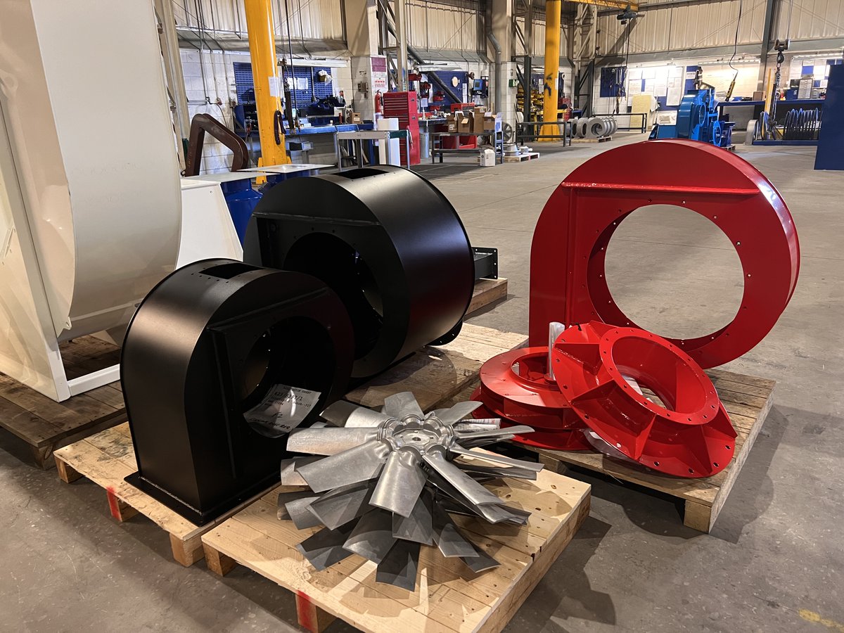 Our fitting department is looking colourful today 🛠

Speak to one of our sales team to see how we can create a bespoke solution for you.    

📧 sales@rhf-fans.co.uk  
📞 0161 776 6400
🖥 rhf-fans.co.uk

#industrialfans #centrifugalfans #axialfans