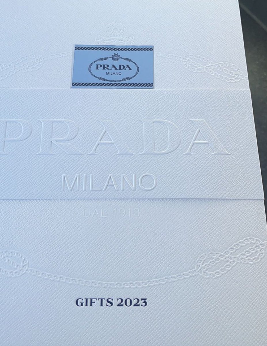 i got gifted the prada lookbook?!???