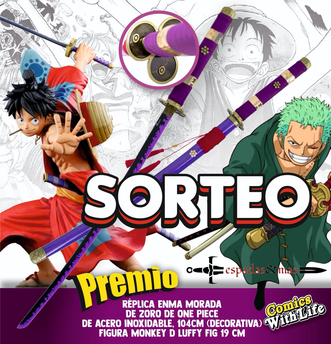comicswithlife's tweet photo. #onepiece #monkeydluffy #zoro #banpresto #banprestoes #España #reels #otaku #anime #manga #salondelmanga https://t.co/jOcdsguKOb