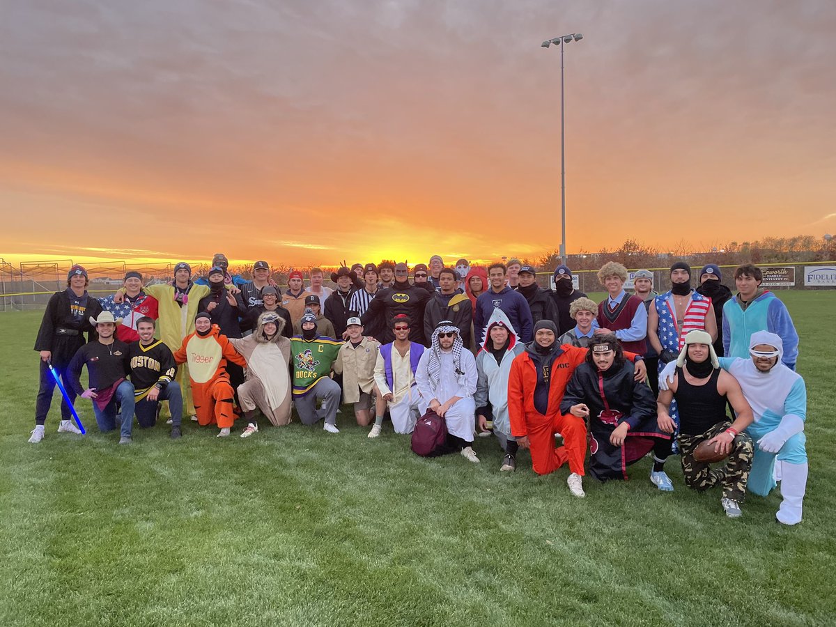 Showed up for the costumes. Stayed for the sunset. #Halloween23