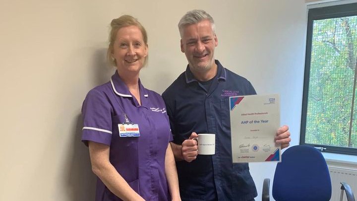 It's been a special week for our Allied Health Professionals as we delivered certificates to our winners🏆

Duncan Mayoh won AHP of the Year, and our Enhanced Health in Care Home team won Innovation and Improvement, Support Worker of the Year and AHP of the Year Highly Commended.
