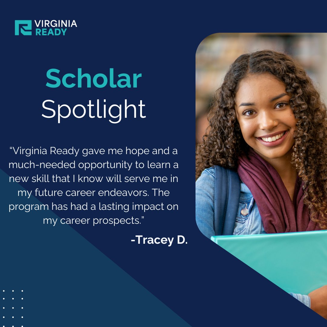 We love hearing how Virginia Ready has made an impact on our scholars!