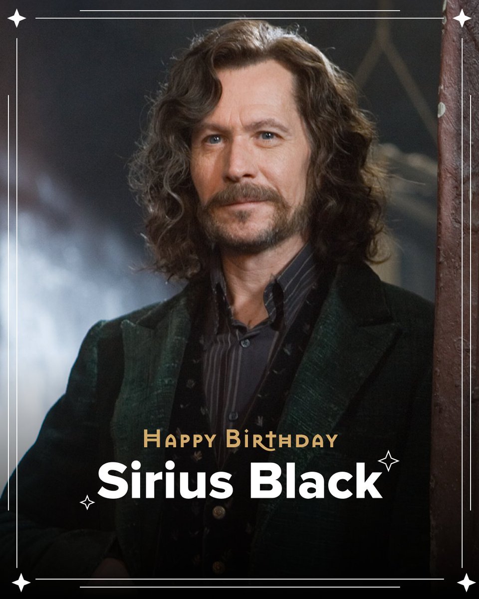 It's time to celebrate a beloved godfather and all-round top dog 🎂 Happy Birthday, Sirius!