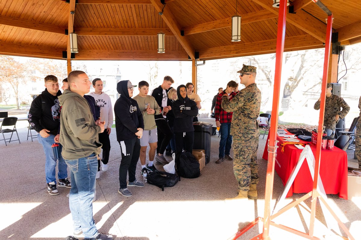 GenevaCollege's tweet photo. Military Week is next week! There will be self-defense classes, the military ball, veterans breakfast, and more! Sign up for the military ball or veterans breakfast today if you want to attend!
View schedule of events: https://t.co/7Hh7h1x6Da
#genevacollege #militaryweek https://t.co/FBORH5mGp3