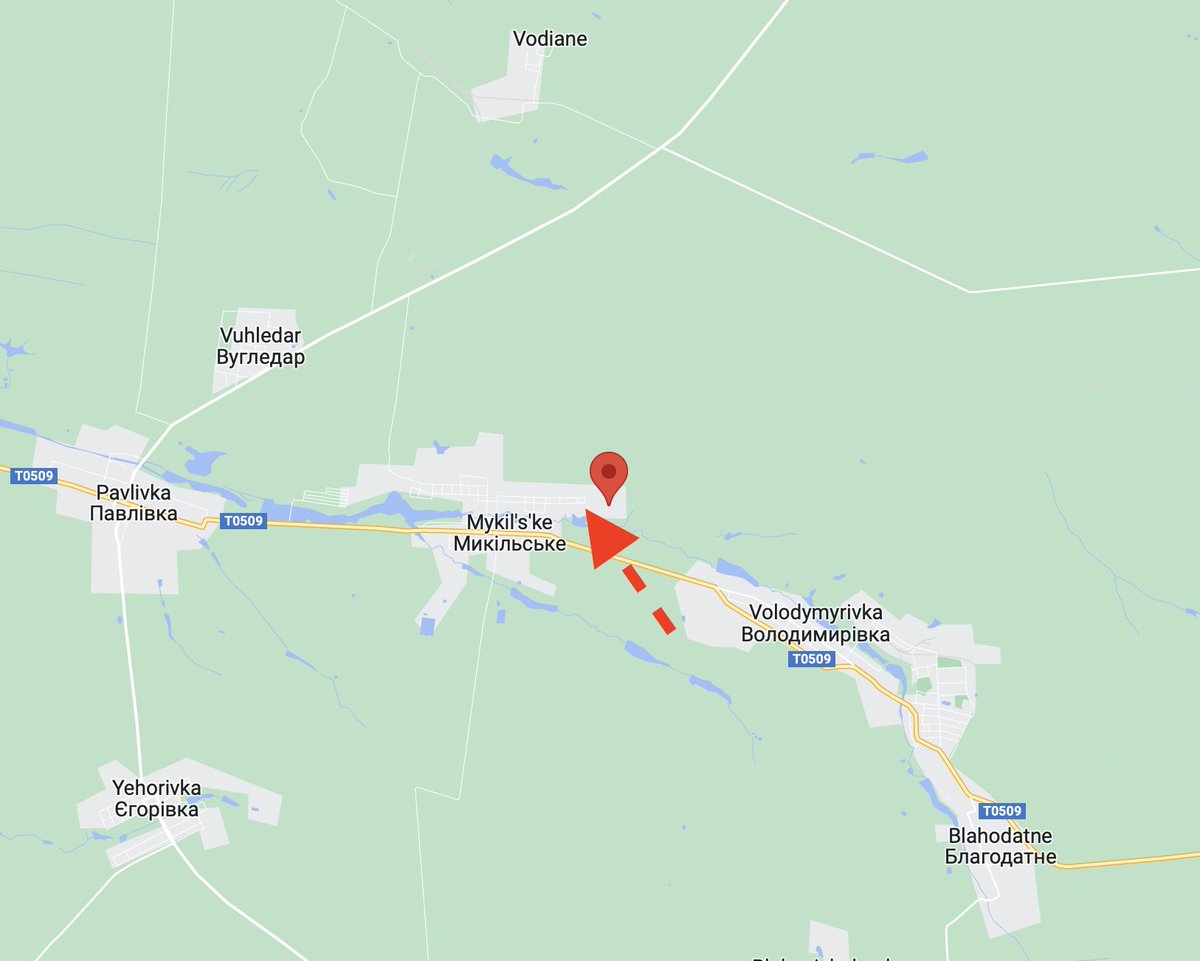 Ukrainian forces repelled a large assault in the direction of Vuhledar from the town of Mykil's'ke using artillery 7 armoured vehicles of Russian forces were destroyed.