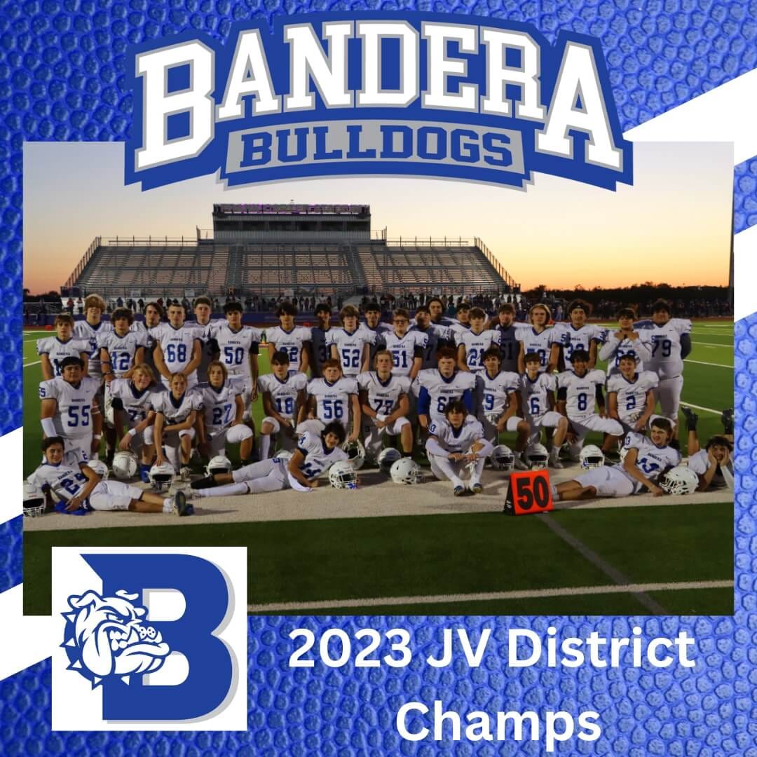 JV Bulldogs take down Carrizo Springs 43-16 to finish the year unbeaten, and as district champions! 📷