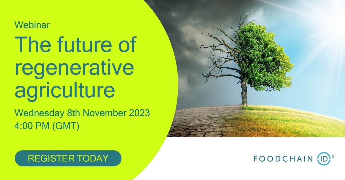 Regenerative agriculture can restore ecosystems, sequester carbon, retain moisture, rebuild soil health – and transform the future of food. Join our webinar on November 8th, 4:00 PM GMT, as part of to learn more: buff.ly/45QG7Ah 

#Sustainability