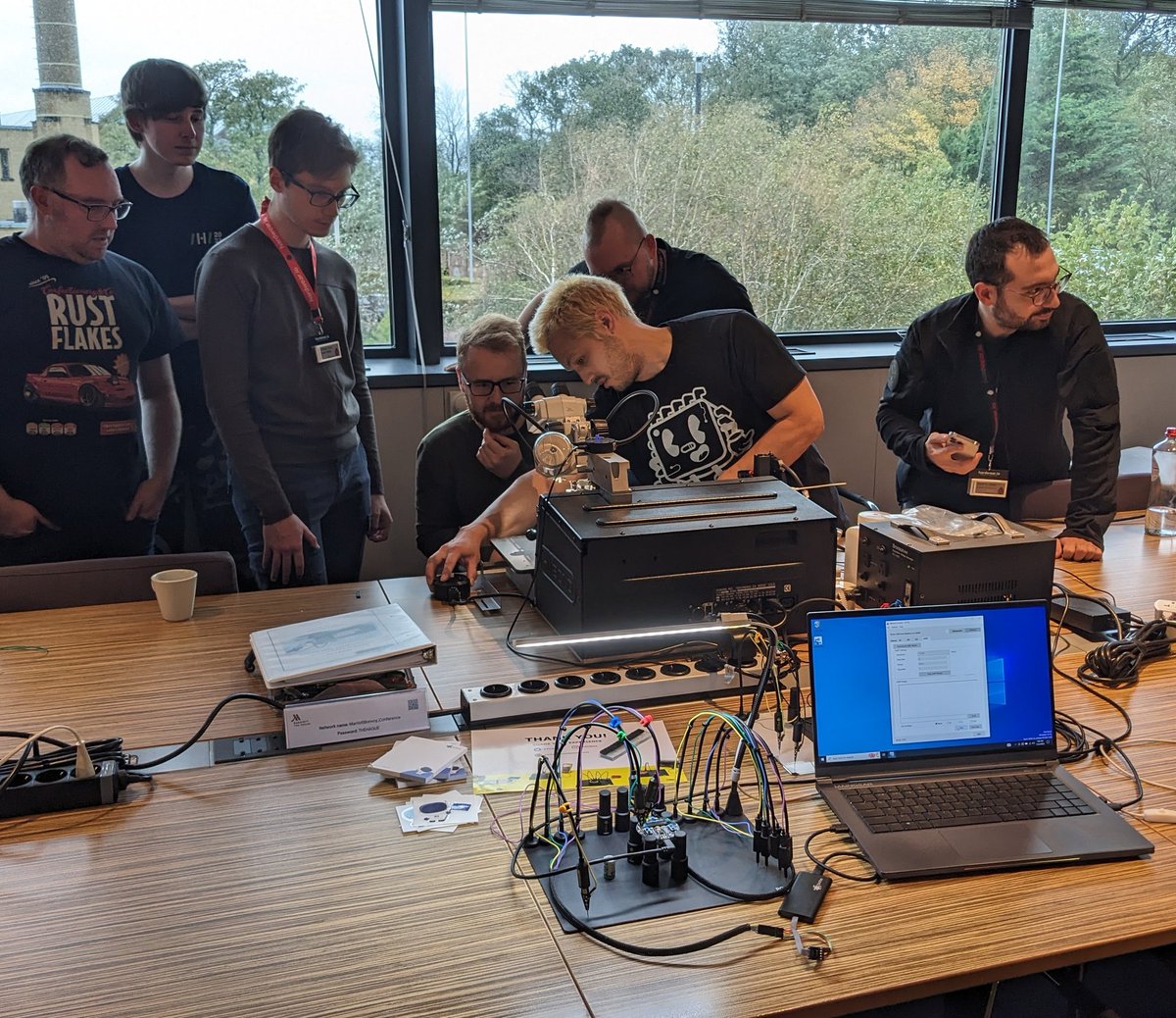 Chippie Partners, Inc. (@chippie_io) on Twitter photo Wrapping up the Decapping & Wire Bonding Workshop. Thank you to everyone who made it happen ❤️ Very grateful to our friends at <a href="/hardwear_io/">hardwear.io</a> Hybond <a href="/SensePeek/">SensePeek</a> <a href="/binhoElectronic/">binho</a> <a href="/Texplained_RE/">Texplained</a> Wrapping up the Decapping & Wire Bonding Workshop. Thank you to everyone who made it happen ❤️ Very grateful to our friends at <a href="/hardwear_io/">hardwear.io</a> Hybond <a href="/SensePeek/">SensePeek</a> <a href="/binhoElectronic/">binho</a> <a href="/Texplained_RE/">Texplained</a>