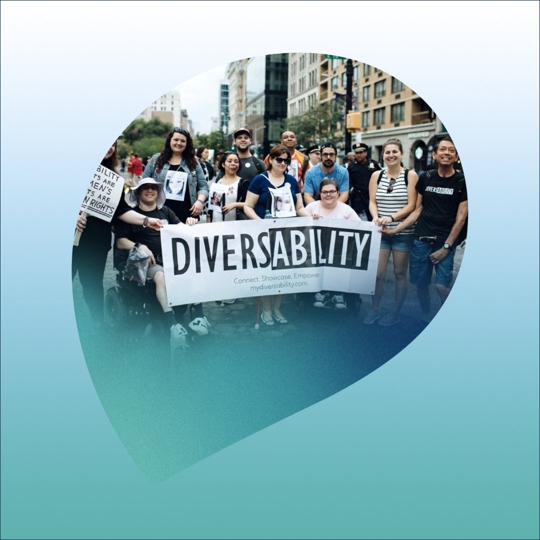 Tiffany Yu and her community of people with disabilities and their allies are on a mission to elevate disability pride, together. Want to connect with the @Diversability community? Join them online! Disabled & non-disabled allies welcome. mydiversability.com/community #DisabilityPride