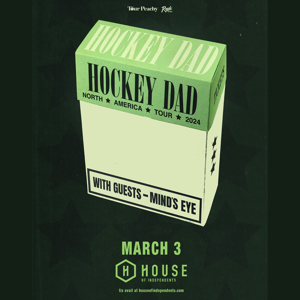 ON SALE NOW 🤩 @hockeydadband is stopping by House on March 3rd 🤘 Go get 'em 👉 loom.ly/INjPJ7c