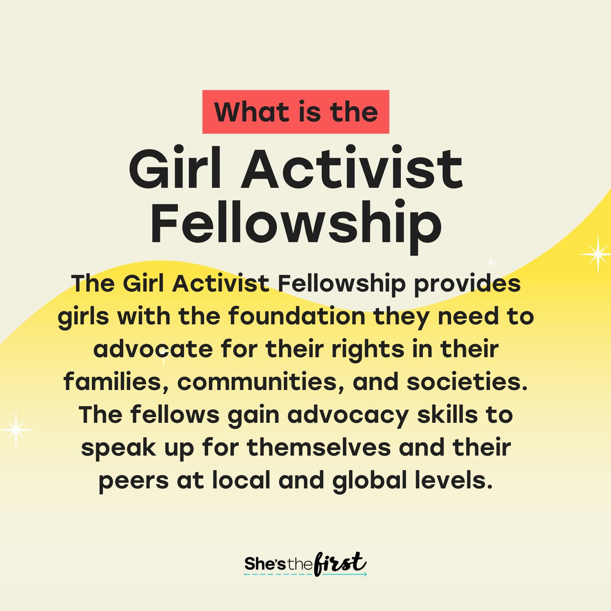 She's the First tweet media