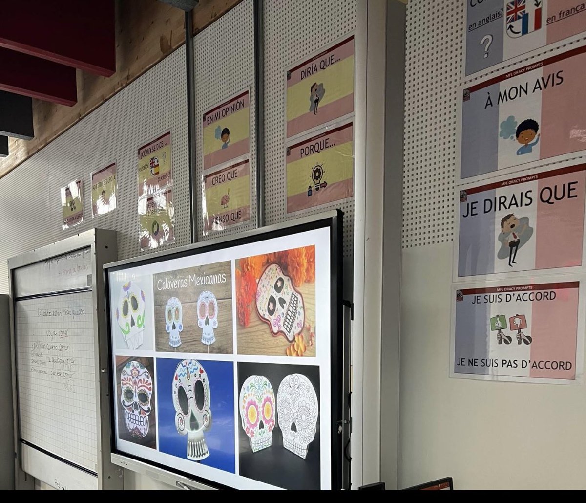 Mossbourne Community (@mcamossbourne) on Twitter photo In Languages Week it’s was ¡adiós! to Fish & Chips Friday & ¡hola! to Viernes de paella! Pupils learned Albanian, practised Spanish idioms, made calaveras for Día de Muertos and saw guest lectures from <a href="/sheffielduni/">The University of Sheffield</a>’s School of Languages and Cultures! ¡Lo hemos pasado genial! In Languages Week it’s was ¡adiós! to Fish & Chips Friday & ¡hola! to Viernes de paella! Pupils learned Albanian, practised Spanish idioms, made calaveras for Día de Muertos and saw guest lectures from <a href="/sheffielduni/">The University of Sheffield</a>’s School of Languages and Cultures! ¡Lo hemos pasado genial!