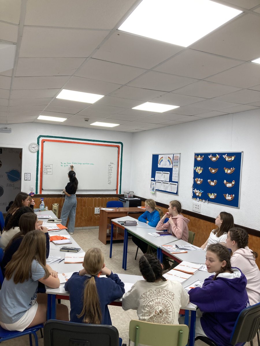 PipersSenior's tweet photo. #PipersYear9 and #PipersYear10 are enjoying their Spanish Trip! They arrived on Wednesday and spent the evening playing games on the beach. Students had the opportunity to use their Spanish skills in their first lesson yesterday morning. #PipersInspire #PipersPotential #PipersMFL https://t.co/QH5mEeZLX2